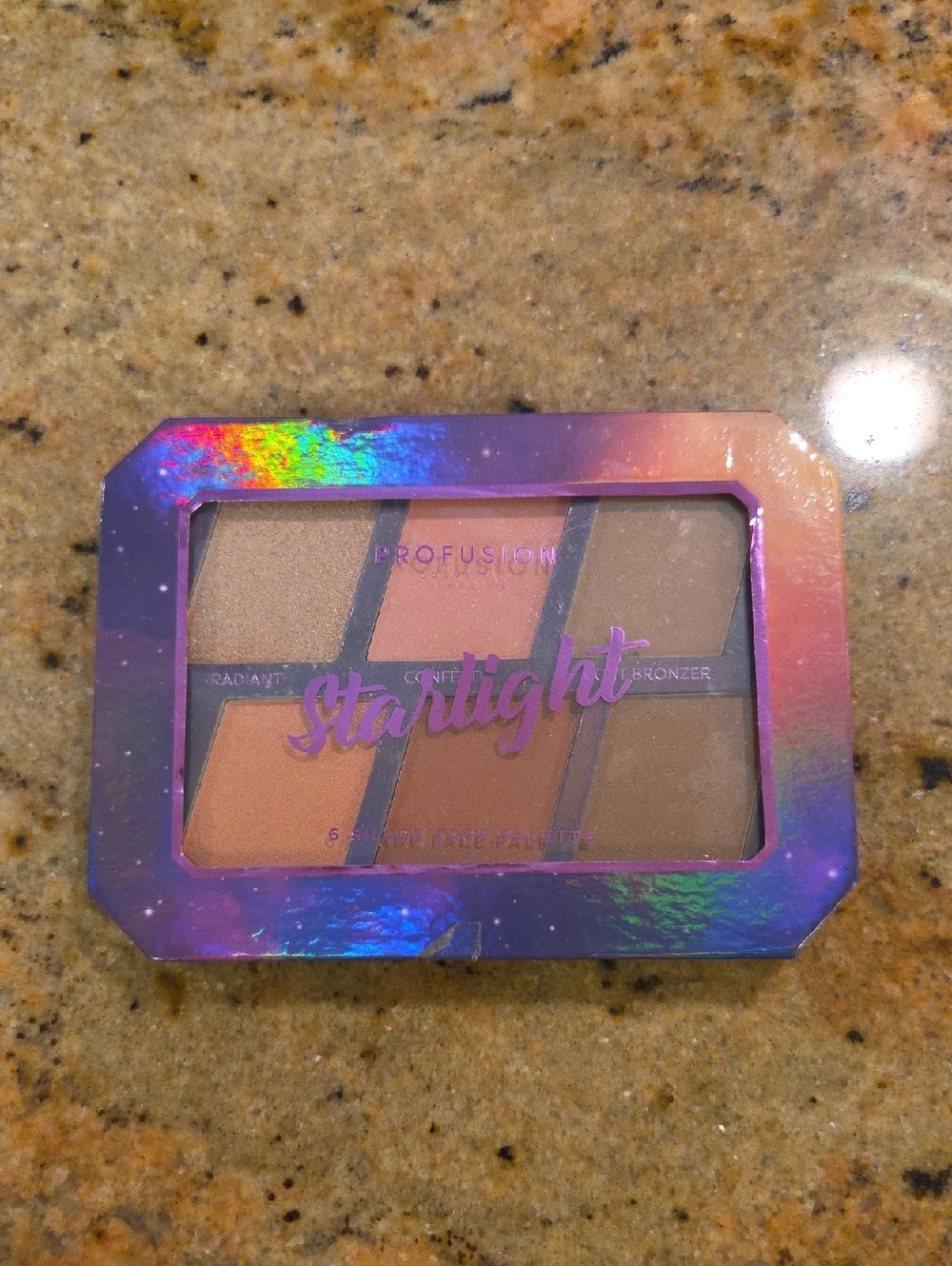 Profusion Cosmetics Starlight Bronzer & Contour Palette - Peach, Brown, Tan